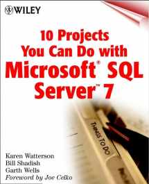 9780471327516-0471327514-10 Projects You Can Do with Microsoft,(r) SQL Server 7