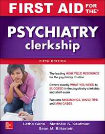 9781260143393-1260143392-First Aid for the Psychiatry Clerkship, Fifth Edition