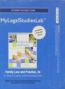 9780133008579-0133008576-Family Law and Practice: The Paralegal's Guide (Mylegalstudieslab (Access Codes))
