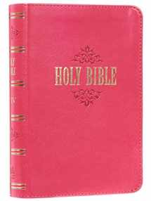 9781432117931-1432117939-KJV Holy Bible, Compact Large Print Faux Leather Red Letter Edition - Ribbon Marker, King James Version, Pink