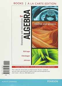 9780134592978-0134592972-Elementary and Intermediate Algebra: Graphs and Models, Books a la Carte Edition Plus MyLab Math -- Access Card Package