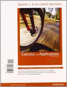 9780321772053-0321772059-Calculus with Applications, Brief Version, Books a la Carte Plus MML/MSL Student Access Code Card (for ad hoc valuepacks)) (10th Edition)