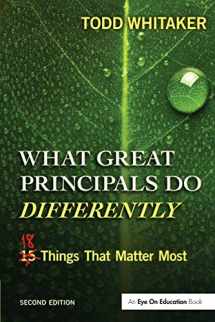 9781596672000-1596672005-What Great Principals Do Differently: Eighteen Things That Matter Most