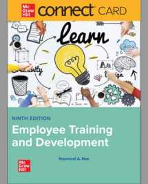 9781265922467-1265922462-Connect Access Card for Employee Training & Development 9th Edition