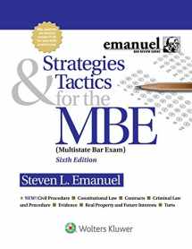 9781454873129-1454873124-Strategies & Tactics for the MBE (Emanuel Bar Review)