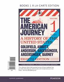 9780134102924-0134102924-American Journey, The, Volume 1, Books a la Carte Edition (8th Edition)