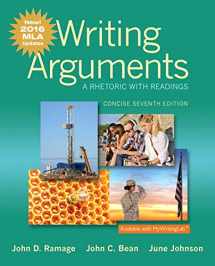 9780134586496-0134586492-Writing Arguments: A Rhetoric with Readings, Concise Edition, MLA Update Edition (7th Edition)