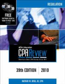 9781579617356-1579617352-Bisk CPA Review: Regulation - 39th Edition 2010 (Comprehensive CPA Exam Review Regulation)
