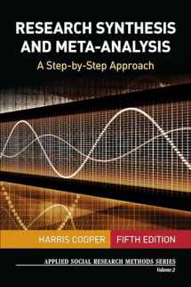 9781483331157-1483331156-Research Synthesis and Meta-Analysis: A Step-by-Step Approach (Applied Social Research Methods)