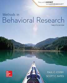 9781259182433-1259182436-Looseleaf for Methods in Behavioral Research