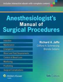 9781451176605-1451176600-Anesthesiologist's Manual of Surgical Procedures
