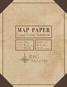 9781981041435-1981041435-Map Paper: Quad Ruled Book for Map Making
