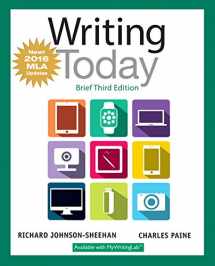 9780134586403-0134586409-Writing Today, Brief Edition, MLA Update Edition (3rd Edition)