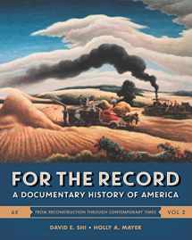 9780393283044-0393283046-For the Record: A Documentary History of America