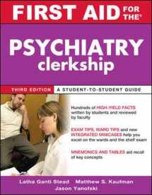 9780071739238-0071739238-First Aid for the Psychiatry Clerkship, Third Edition (First Aid Series)