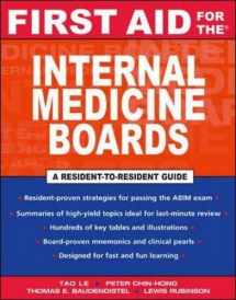 9780071421669-0071421661-First Aid for the Internal Medicine Boards (First Aid Series)