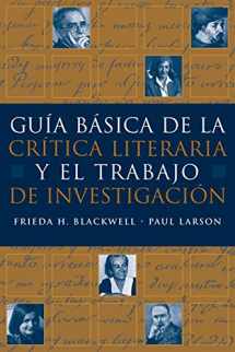 9781413014686-1413014682-Guia básica de la critica literaria y el trabajo de investigacion (World Languages)