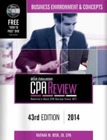 9780881280975-0881280976-Bisk CPA Review: Business Environment & Concepts - 43rd Edition 2014 (Comprehensive CPA Exam Review Business Environment & Concepts) (CPA Review. ... Review. Business Environment and Concepts)