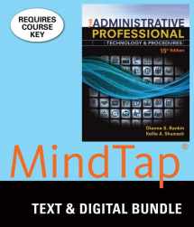 9781337190510-1337190519-Bundle: The Administrative Professional: Technology & Procedures, 15th + MindTap Office Technology, 1 term (6 months) Printed Access Card