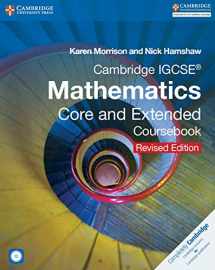 9781316605639-1316605639-Cambridge IGCSE Mathematics Core and Extended Coursebook with CD-ROM (Cambridge International IGCSE)