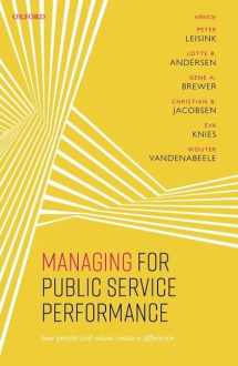 9780192893420-0192893424-Managing for Public Service Performance: How People and Values Make a Difference