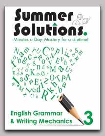 9781934210048-1934210048-Summer Solutions English & Grammar Workbook (Level 3)