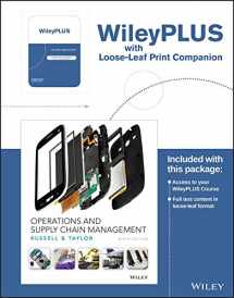 9781119371618-1119371619-Operations and Supply Chain Management, 9th Edition WileyPLUS Registration Card + Loose-leaf Print Companion