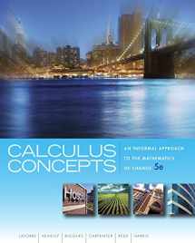 9781439049570-1439049572-Calculus Concepts: An Informal Approach to the Mathematics of Change (Textbooks Available with Cengage Youbook)