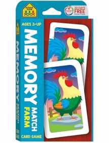 9781681472775-1681472775-School Zone - Memory Match Farm Card Game - Ages 3+, Preschool to Kindergarten, Animals, Early Reading, Counting, Matching, Vocabulary, and More (School Zone Game Card Series)