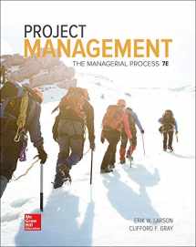 9781259666094-1259666093-Project Management: The Managerial Process (Mcgraw-hill Series Operations and Decision Sciences)