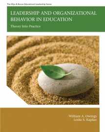 9780137050444-0137050445-Leadership and Organizational Behavior in Education: Theory Into Practice