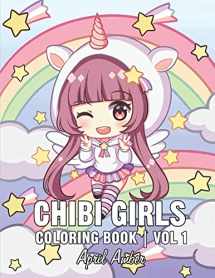 9781089521457-1089521456-Chibi Girls Coloring Book: For Kids with Cute Lovable Kawaii Characters In Fun Fantasy Anime, Manga Scenes