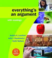 9781319085742-1319085741-Everything's an Argument with Readings with 2016 MLA Update