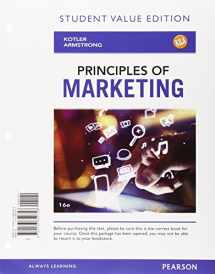 9780133973303-0133973301-Principles of Marketing, Student Value Edition Plus MyLab Marketing with Pearson eText -- Access Card Package (16th Edition)