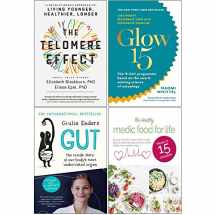 9789123951222-9123951222-The Telomere Effect, Glow15, Gut & The Healthy Medic Food for Life 4 Books Collection Set
