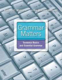 9780134189765-0134189760-Grammar Matters Plus MyLab Writing with Pearson eText -- Access Card Package