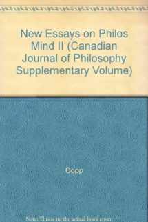 9780919491113-0919491111-New Essays in Philosophy of Mind, Series II (CANADIAN JOURNAL OF PHILOSOPHY SUPPLEMENTARY VOLUME)