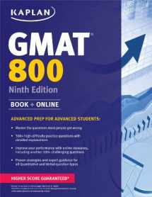 9781618654069-1618654063-Kaplan GMAT 800: Advanced Prep for Advanced Students (Kaplan Test Prep)