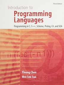 9781465205599-1465205594-Introduction to Programming Languages: Programming in C, C++, Scheme, Prolog, C#, and SOA