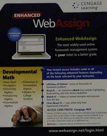 9781285857701-1285857704-WebAssign, 1 term (6 months) Printed Access Card for Developmental Math, Single-Term Courses