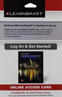 9781259540127-125954012X-LearnSmart Access Card for Advanced Financial Accounting 11th Edition