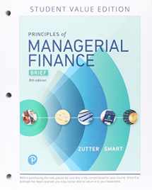 9780134830193-0134830199-Principles of Managerial Finance, Brief, Student Value Edition Plus MyLab Finance with Pearson eText - Access Card Package (Pearson Series in Finance)