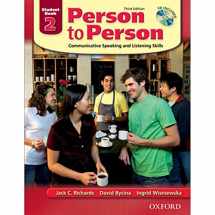 9780194302159-0194302156-Person to Person: Communicative Speaking and Listening Skills, Student Book 2 (Book & Audio CD)