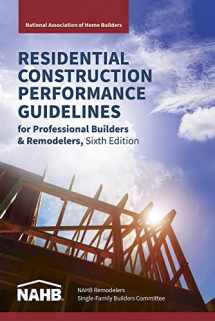 9780867187915-0867187913-Residential Construction Performance Guidelines, Contractor Reference, Sixth Edition