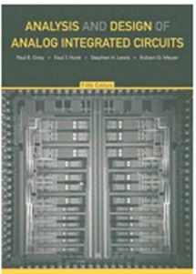 9789971513542-9971513544-Analysis and Design of Analog Integrated Circuits, 4th Edition