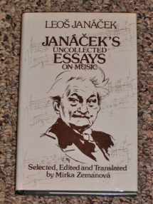 9780714528571-0714528579-Janacek's Uncollected Essays on Music