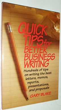 9780070056916-0070056919-Quick Tips for Better Business Writing
