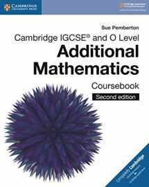 9781108411660-1108411665-Cambridge IGCSE™ and O Level Additional Mathematics Coursebook (Cambridge International IGCSE)