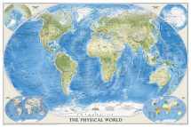 9780792250012-079225001X-National Geographic World Physical Wall Map - Laminated (Enlarged: 69.25 x 46.25 in) (National Geographic Reference Map)