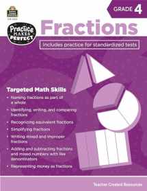 9780743933254-0743933257-Teacher Created Resources Practice Makes Perfect: Fractions Book, Grade 4